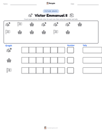 Victor Emmanuel II printable worksheet preview