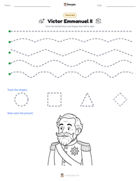 Victor Emmanuel II printable worksheet preview