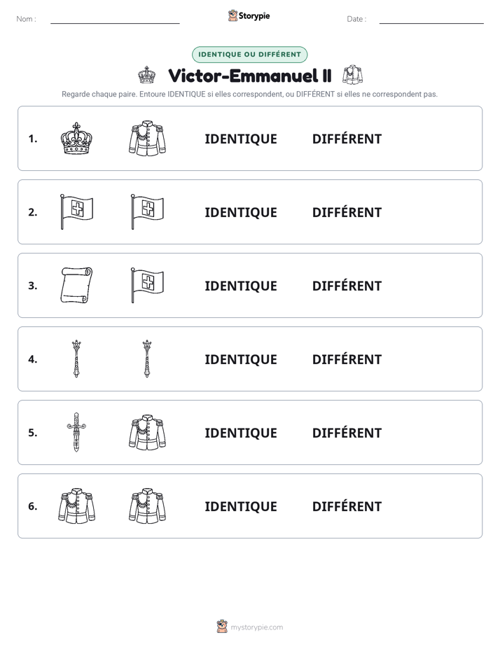 Identique ou Différent
