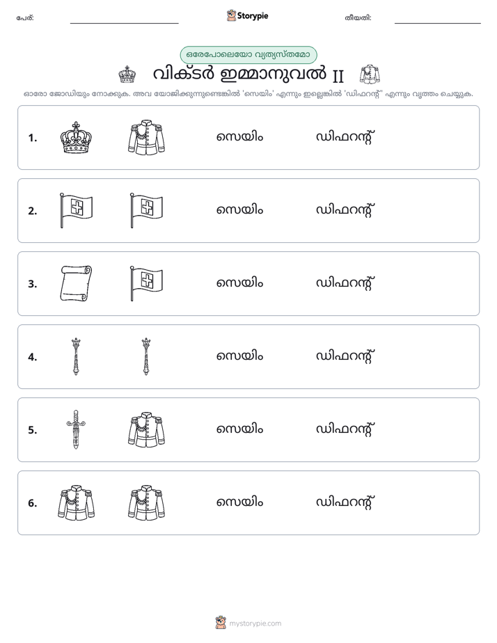 ഒന്നോ വ്യത്യാസമോ