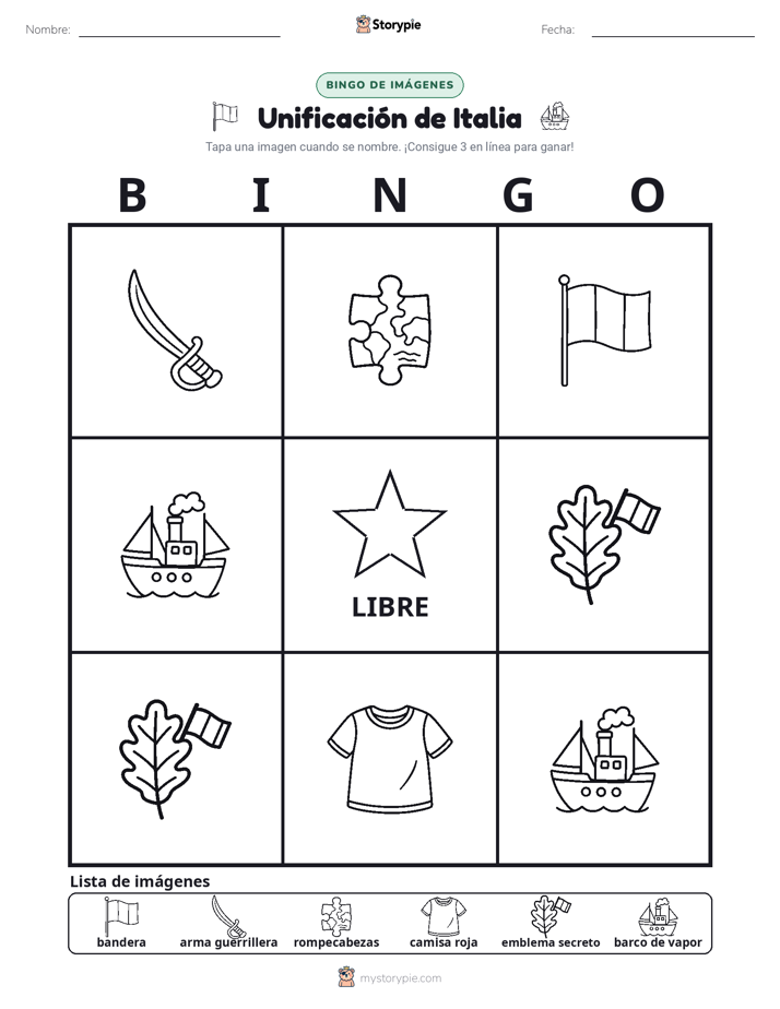 Bingo de Imágenes
