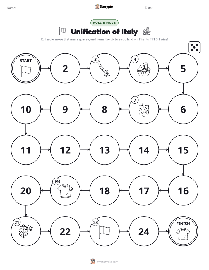 Roll & Move Game