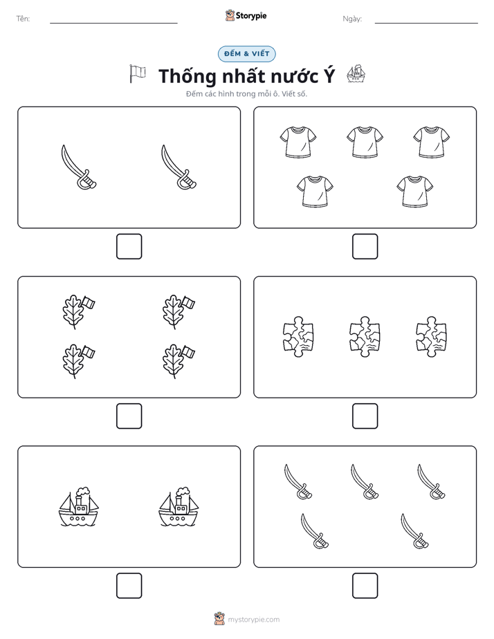 Đếm & Viết