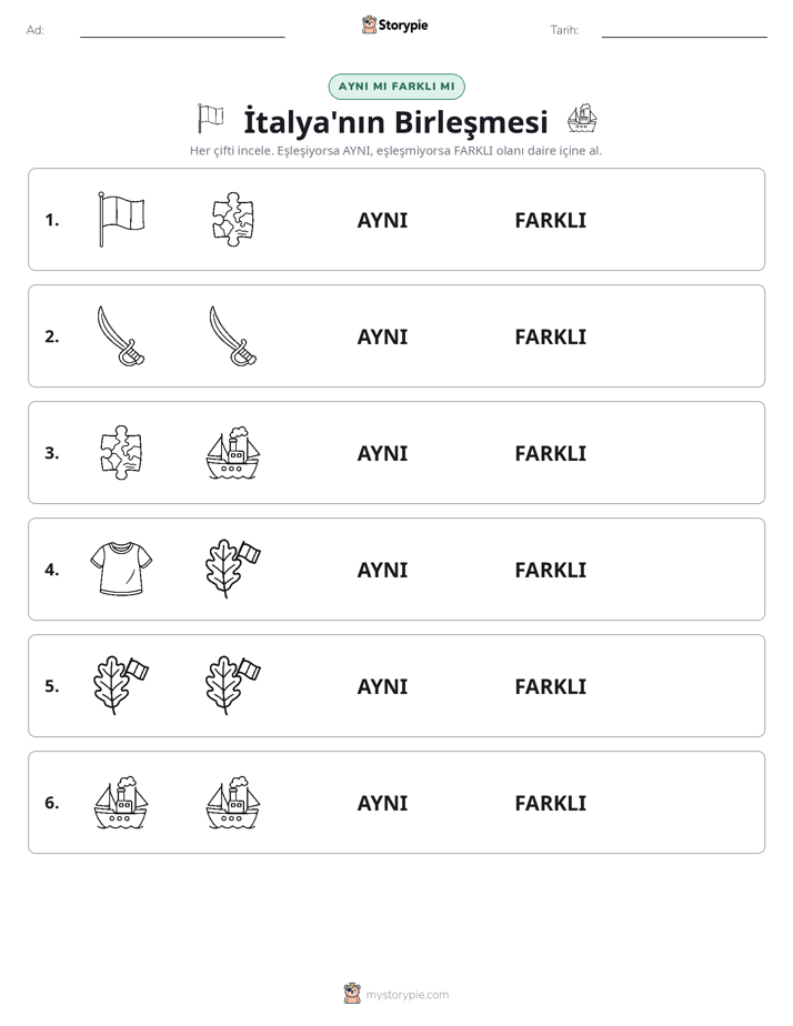 Aynı mı Farklı mı