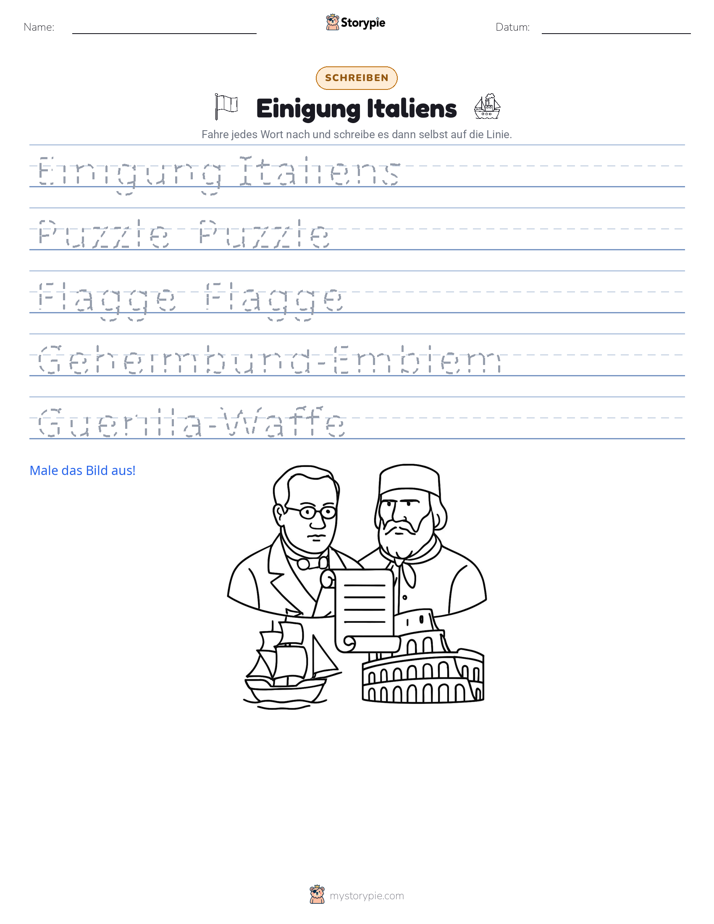 Schreibübung