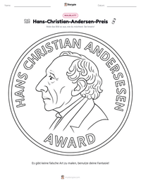 Hans-Christian-Andersen-Preis druckbare Arbeitsblatt Vorschau