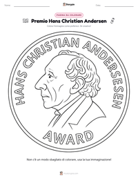 Anteprima della scheda stampabile di Premio Hans Christian Andersen