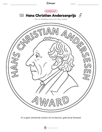 Hans Christian Andersenprijs afdrukbare werkblad voorbeeld