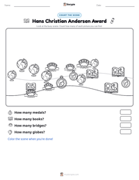Hans Christian Andersen Award printable worksheet preview