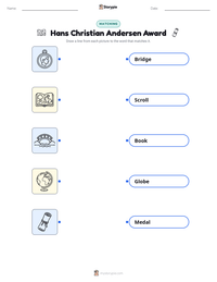 Hans Christian Andersen Award printable worksheet preview