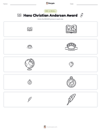 Hans Christian Andersen Award printable worksheet preview