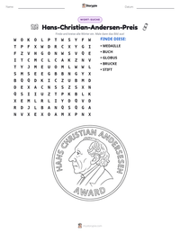 Hans-Christian-Andersen-Preis druckbare Arbeitsblatt Vorschau
