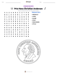 Aperçu de la feuille de travail imprimable Prix Hans Christian Andersen
