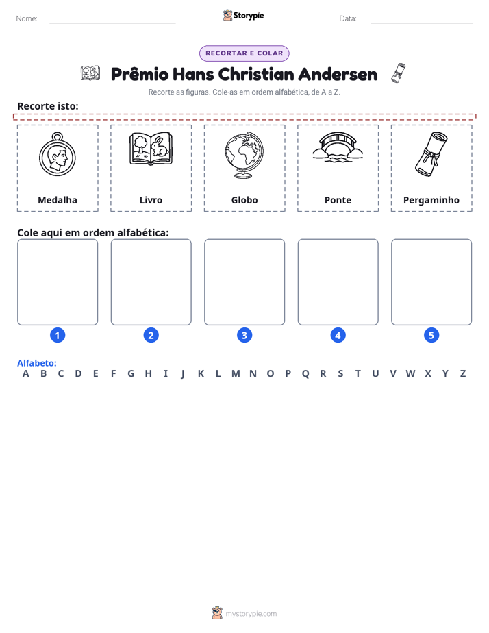 Recortar & Colar Alfabeto