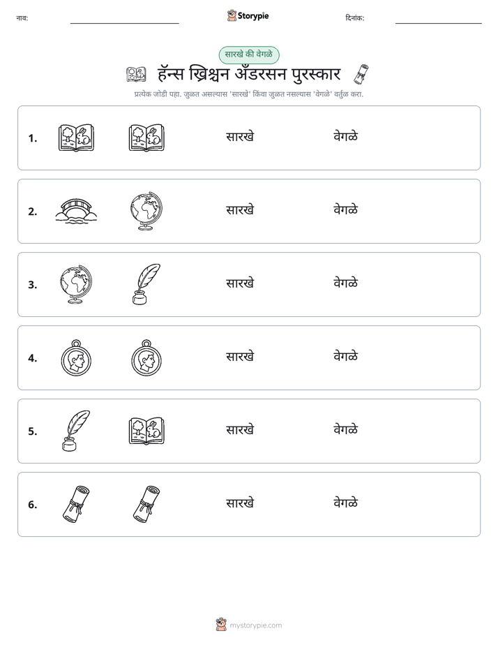 समान की भिन्न