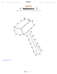 Hephaestus printable worksheet preview