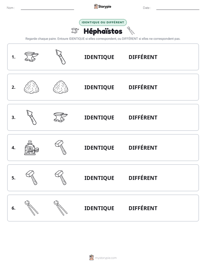 Identique ou Différent