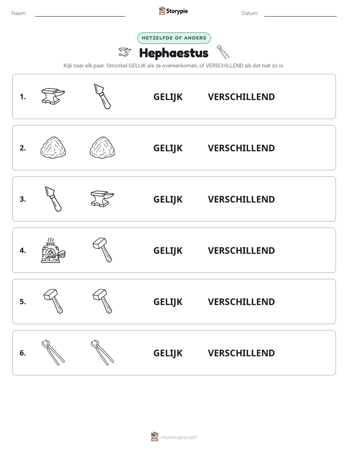 Zelfde of Verschillend