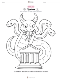 Typhon druckbare Arbeitsblatt Vorschau