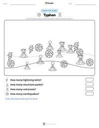 Typhon printable worksheet preview