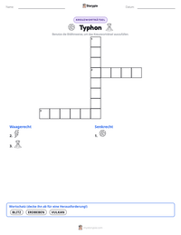Typhon druckbare Arbeitsblatt Vorschau