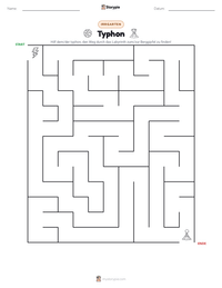 Typhon druckbare Arbeitsblatt Vorschau