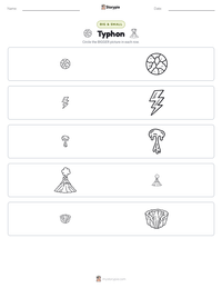 Typhon printable worksheet preview