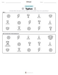 Typhon druckbare Arbeitsblatt Vorschau