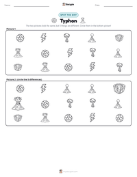 Typhon printable worksheet preview