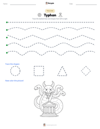 Typhon printable worksheet preview