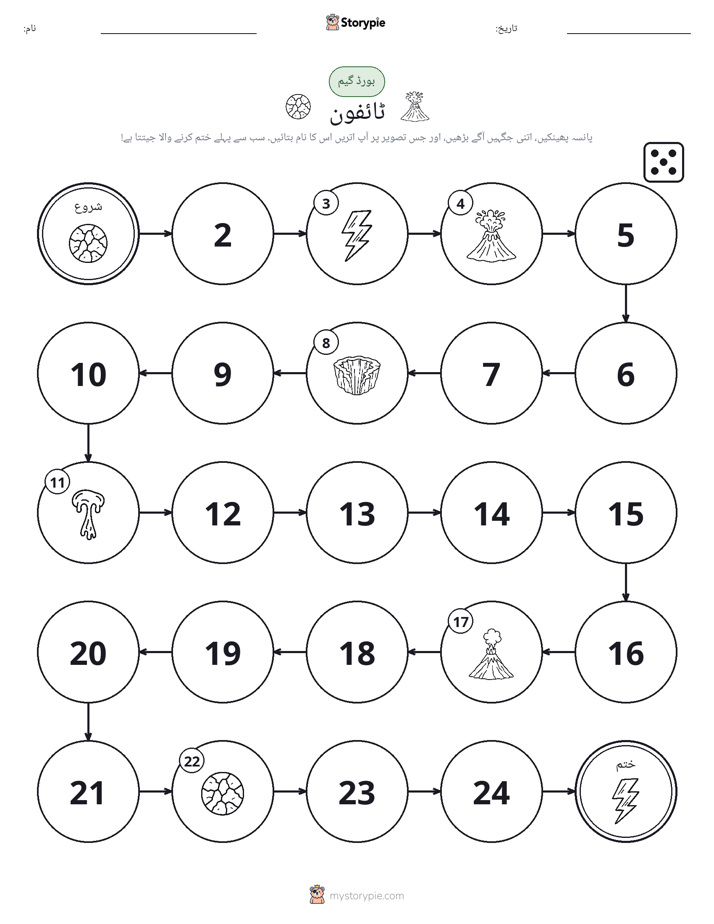 رول اور منتقل کریں کھیل