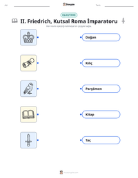 II. Friedrich, Kutsal Roma İmparatoru yazdırılabilir çalışma sayfası önizlemesi