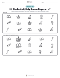 Frederick II, Holy Roman Emperor printable worksheet preview