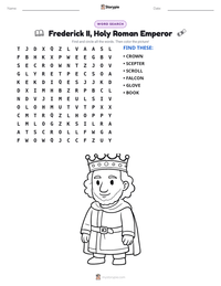 Frederick II, Holy Roman Emperor printable worksheet preview