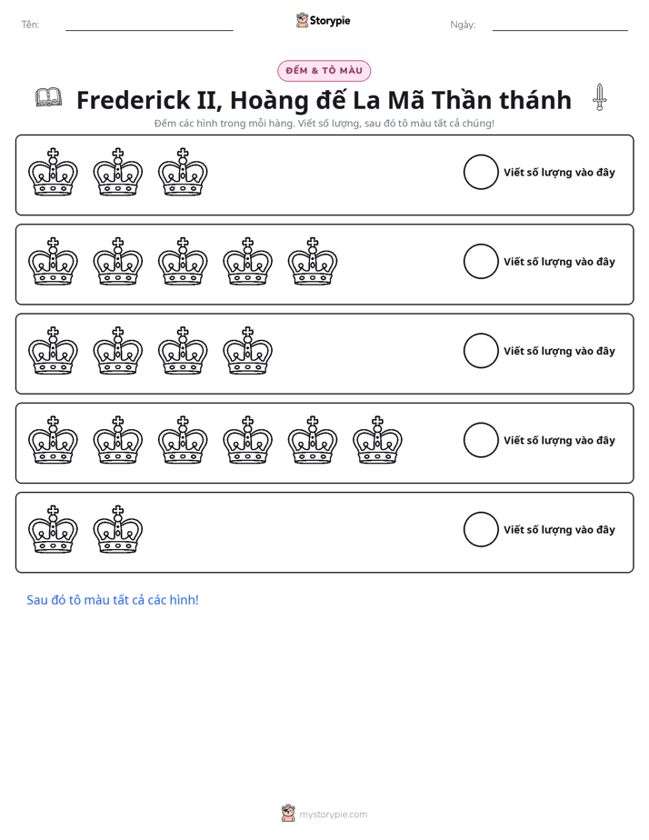 Đếm & Tô Màu