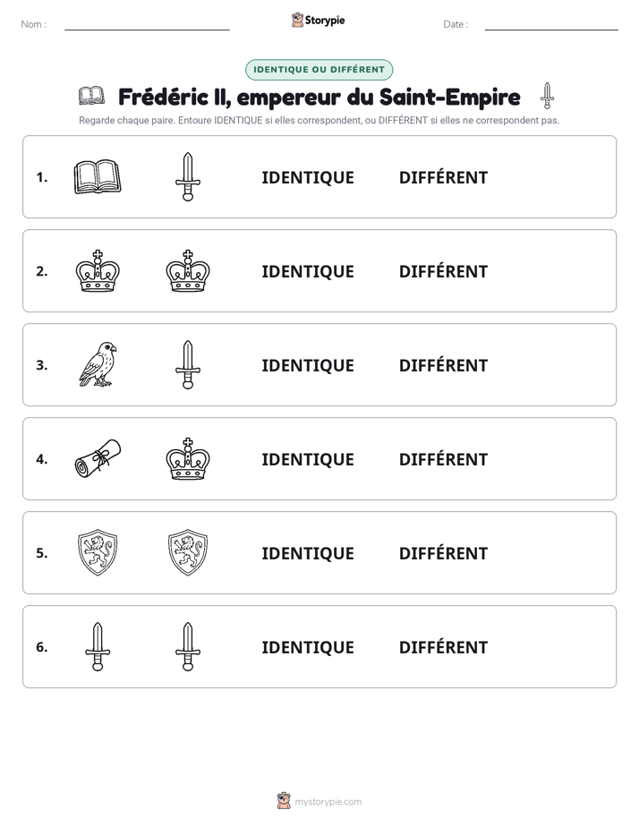 Identique ou Différent