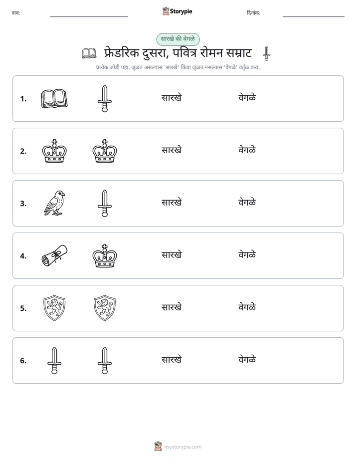 समान की भिन्न