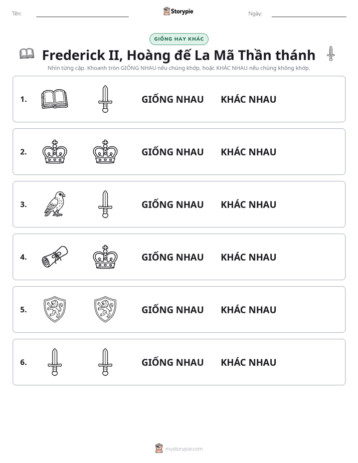 Giống Hay Khác