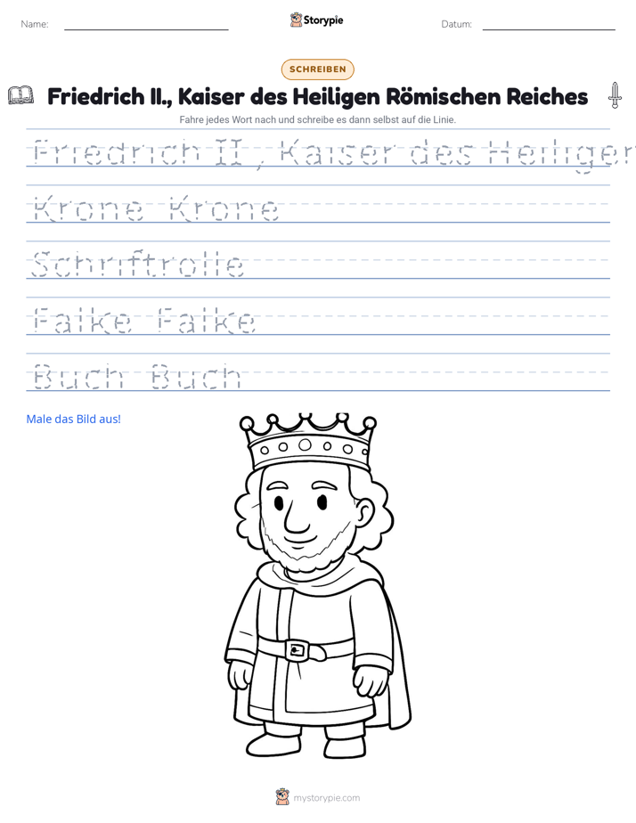 Schreibübung
