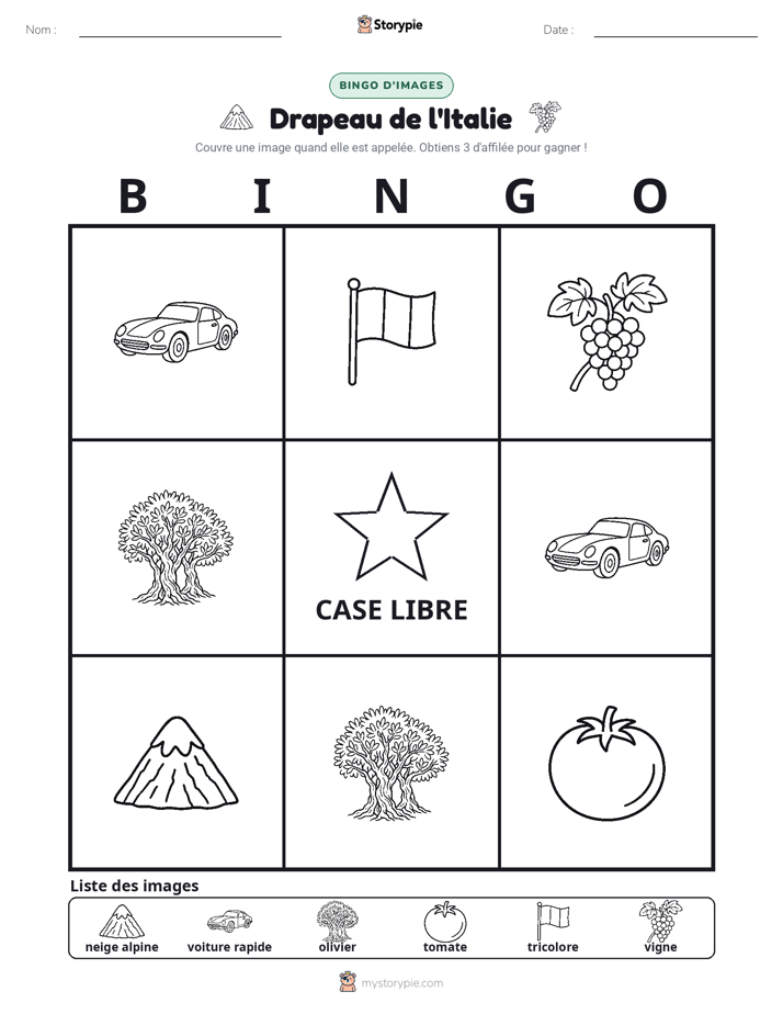 Bingo d'Images
