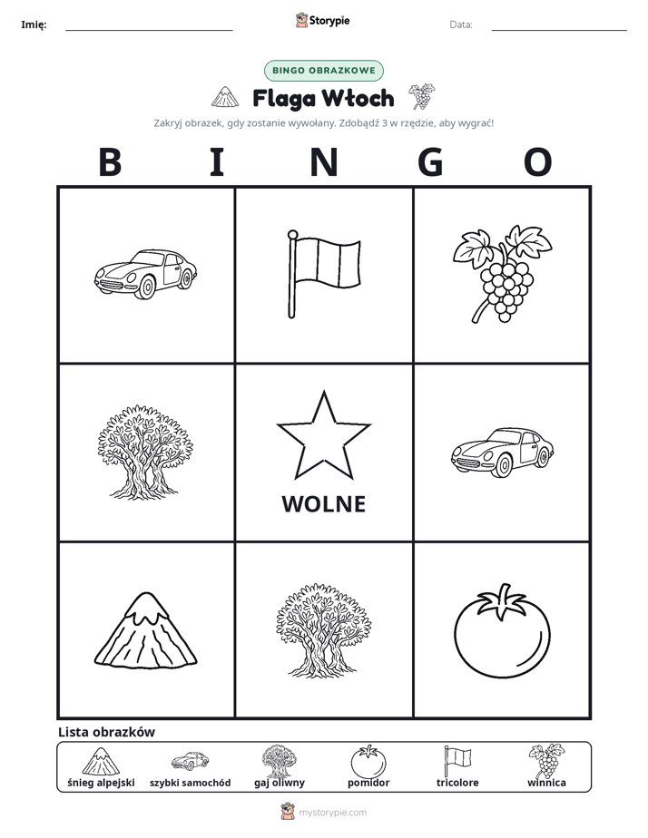 Bingo obrazkowe