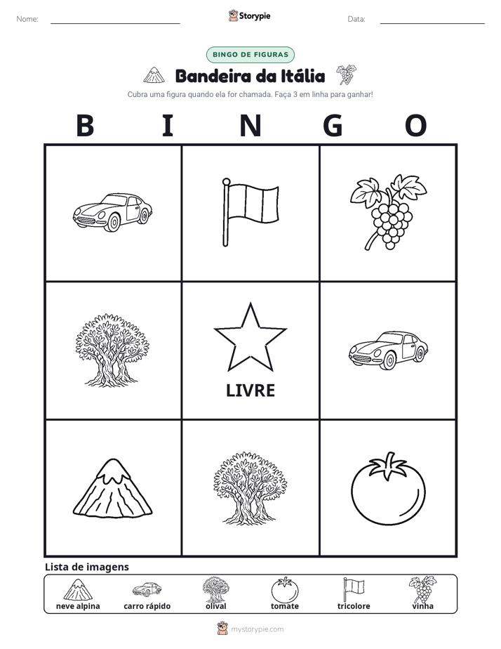 Bingo de Imagens