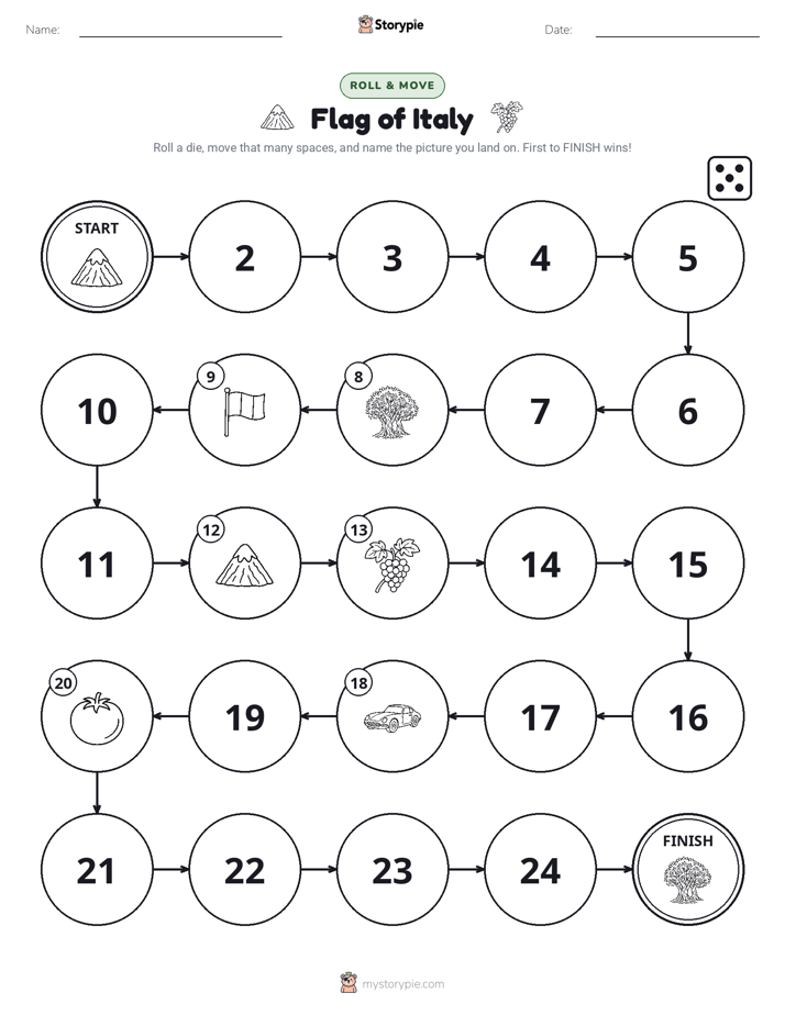 Roll & Move Game