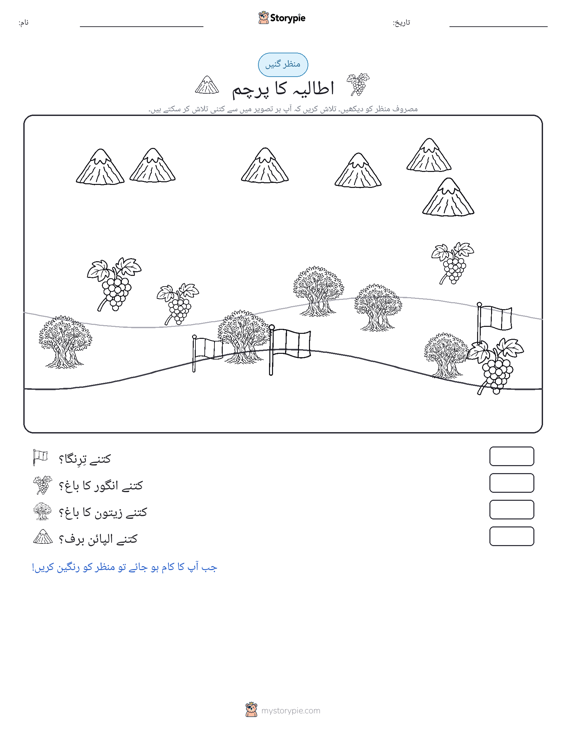گنتی کا منظر