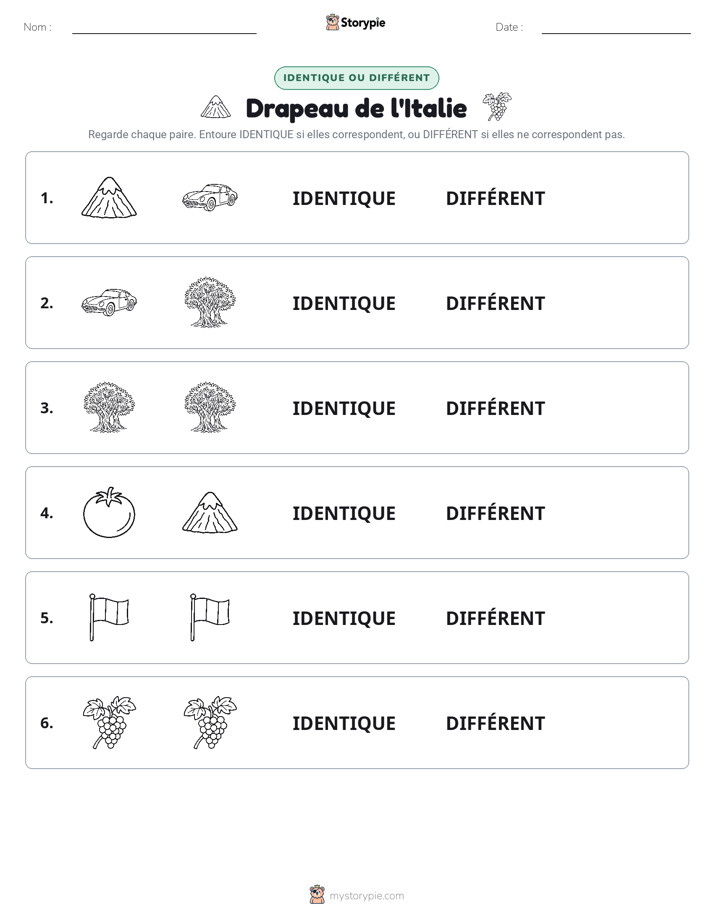 Identique ou Différent