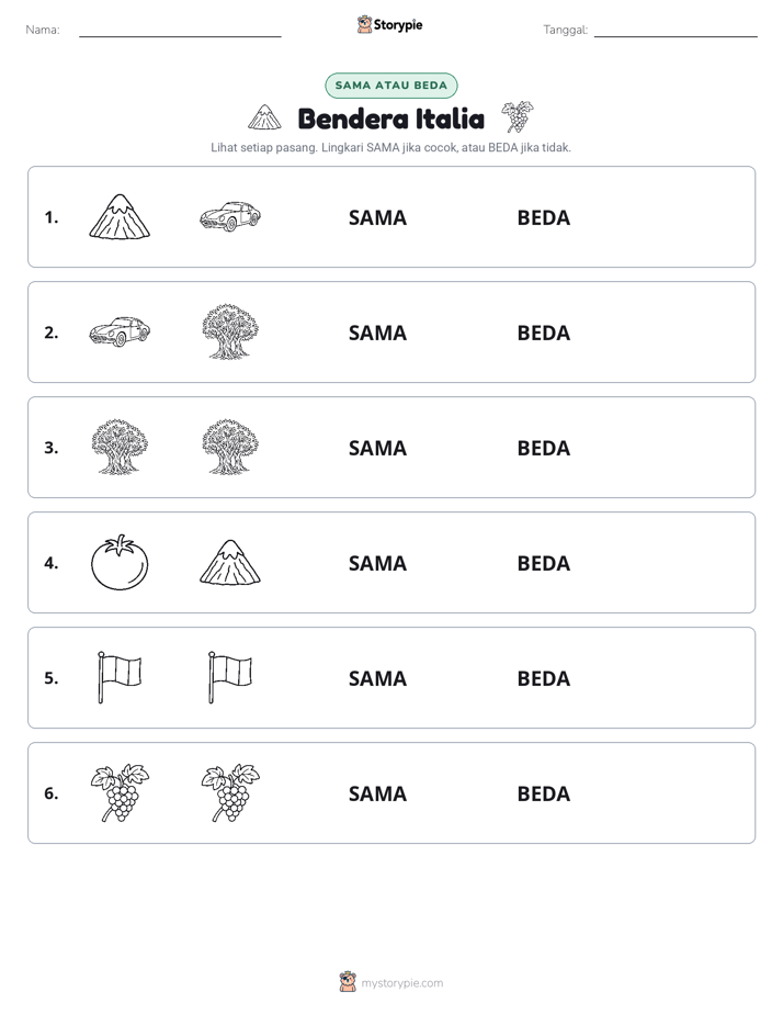 Sama atau Berbeda
