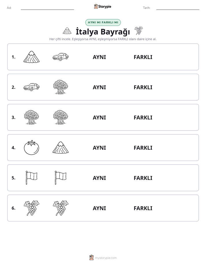 Aynı mı Farklı mı