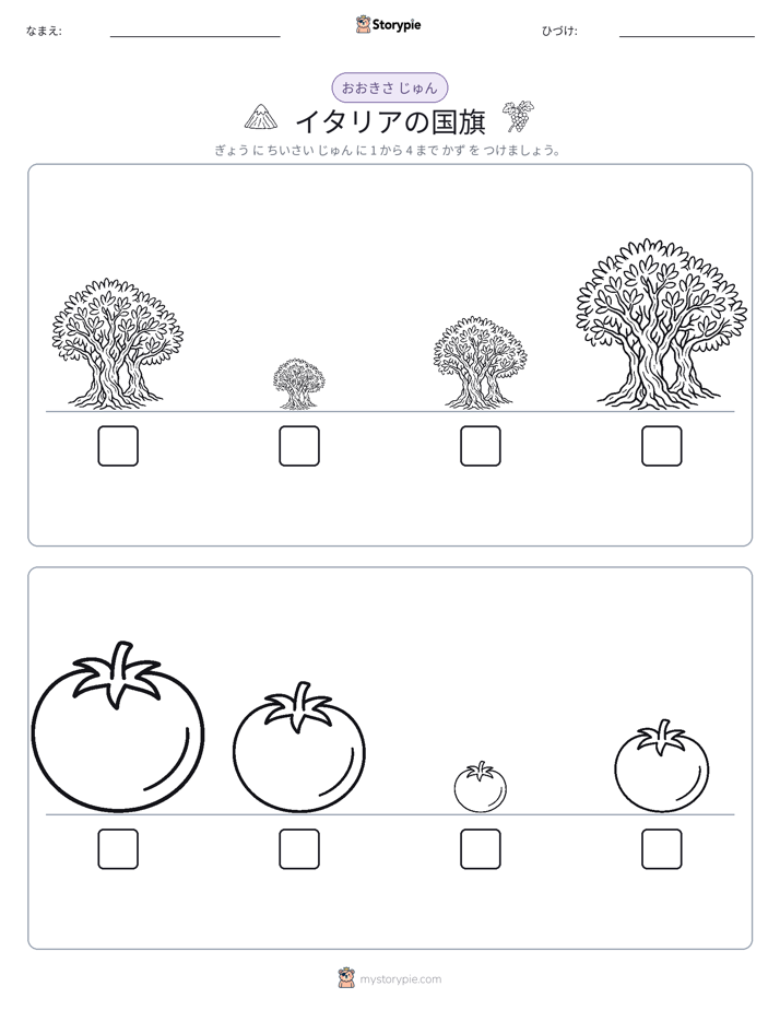 サイズ順