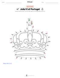 João VI of Portugal printable worksheet preview