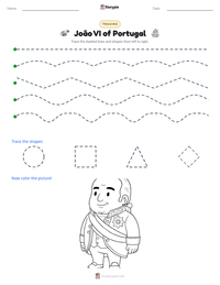 João VI of Portugal printable worksheet preview